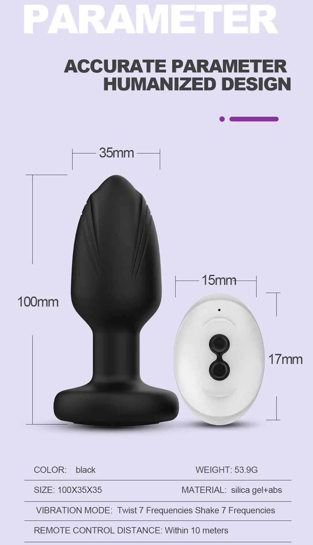 360 Rotation Vibrating Anal Plug Remote Control Butt Plug Vibrator For man 10 Speed Prostate Massager Adult Sex Toys For Couples