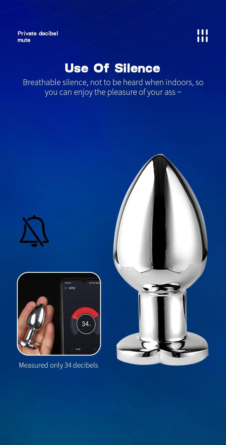 Vibrating luminous anal plug butt plug, Remote operation of mobile phone,, adult pleasure, adult women toys, vibrators sex toys