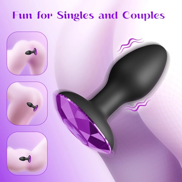 360 Rotation Anal Plug Vibrator for Women Wireless Butt​ Plug for Man Prostate Massager 10 Settings Gay Adult Couple Sex Toys 18