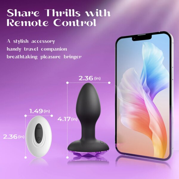 360 Rotation Anal Plug Vibrator for Women Wireless Butt​ Plug for Man Prostate Massager 10 Settings Gay Adult Couple Sex Toys 18