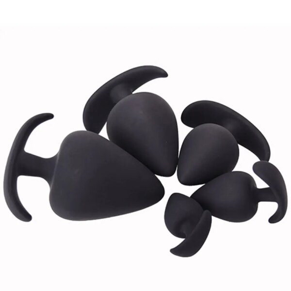 5 Size Silicone Big Butt Plug Anal Sex Toys for Adults Men Woman Underwear Buttplug Dildo Masturbador Anus Dilatador
