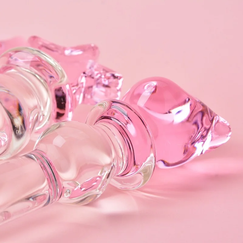 Love fairy stick Crystal Glass Dildo Penis Beads Anal Plug Butt Plug Sex Toys For Man Woman Couples Vaginal And Anal Stimulation