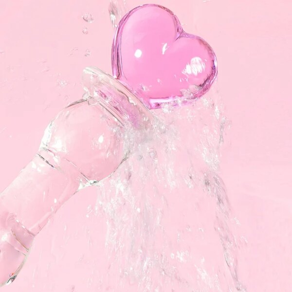 Love fairy stick Crystal Glass Dildo Penis Beads Anal Plug Butt Plug Sex Toys For Man Woman Couples Vaginal And Anal Stimulation