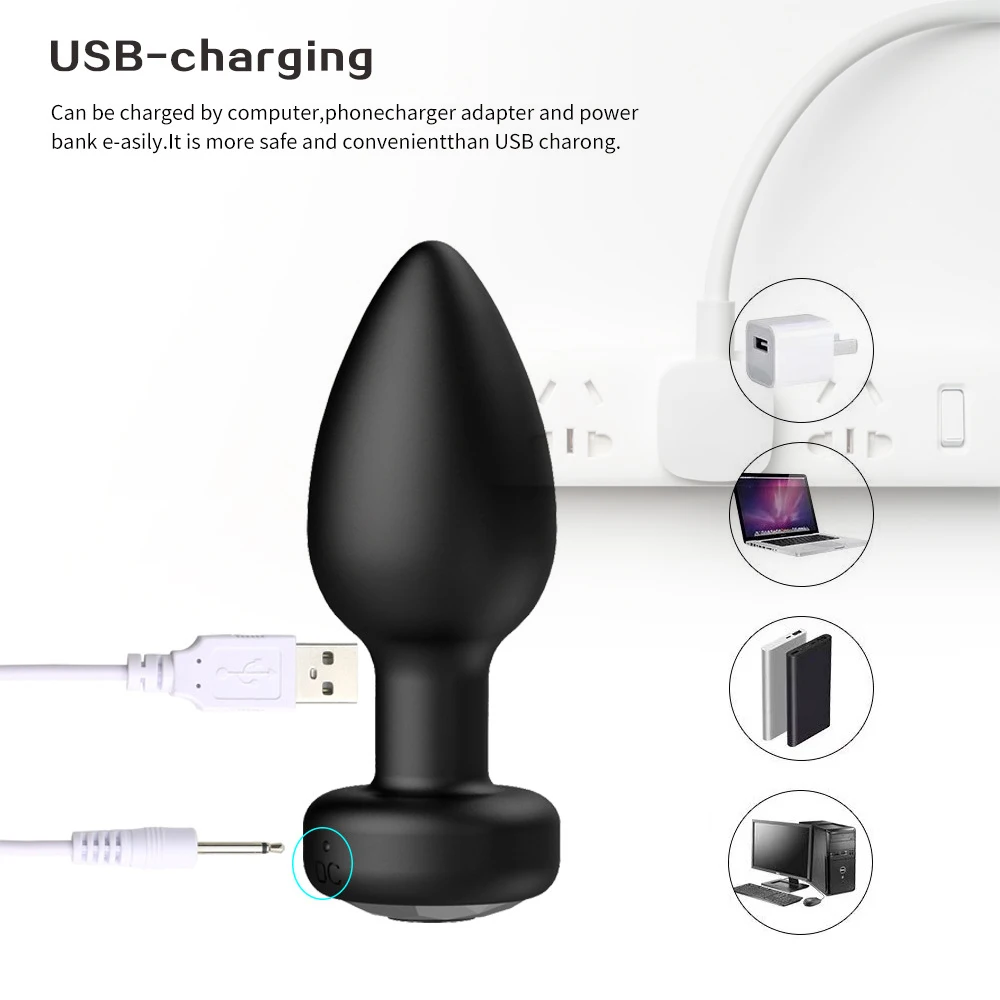 Wireless Control Anal Plug Vibrator Butt Plug Men Prostate Massager Female Masturbator Adult Sex Toys for Women Men Gay 18+