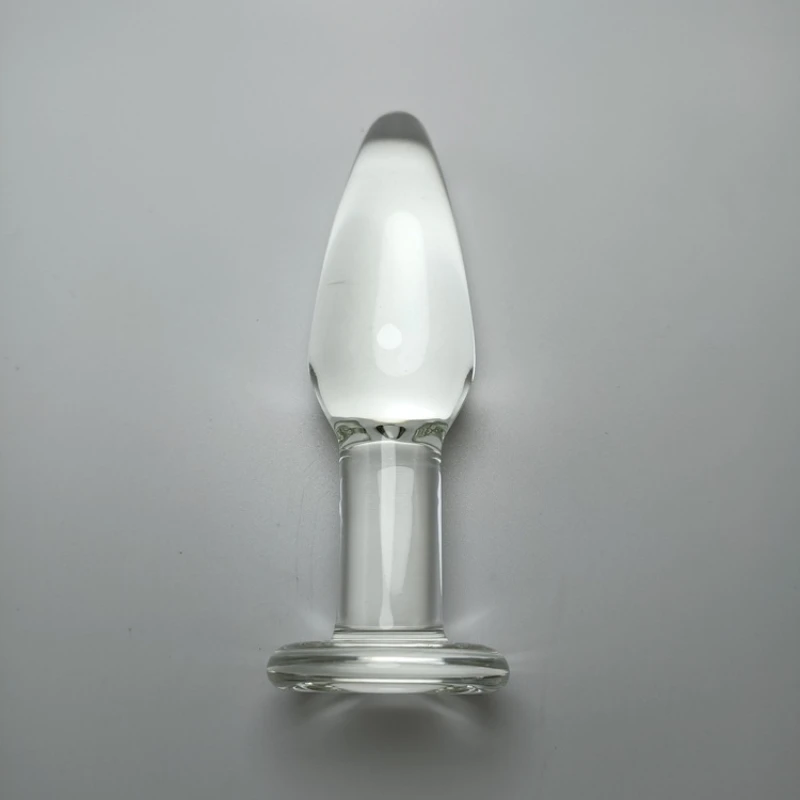 Glass Anal Plug 3 Size Butt Plugs Trainer Transparent Dildos Anal Plugs for Beginners Adult Set Products Sex Toys for Women Men