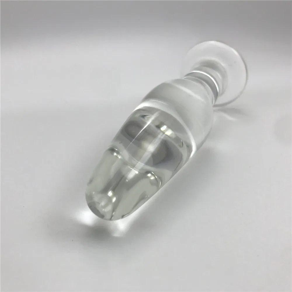 Glass Anal Plug 3 Size Butt Plugs Trainer Transparent Dildos Anal Plugs for Beginners Adult Set Products Sex Toys for Women Men