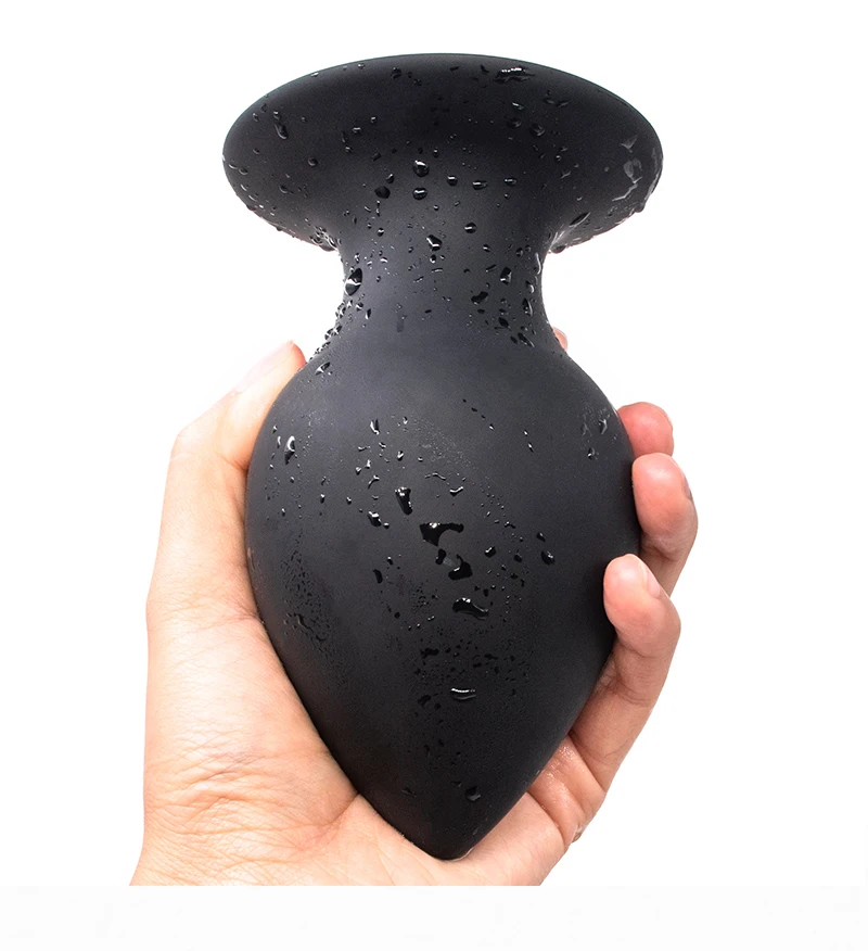 Heavy Prostate Massager Squeezable Huge Butt Plug with Sucker Silicone Soft Anal Plug Speculum Anus Anal Sex Toys for Women Men