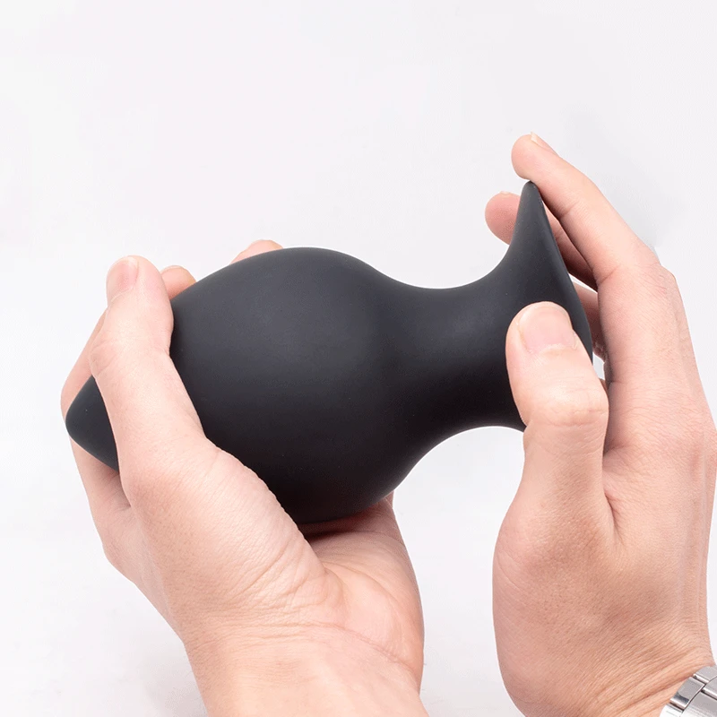 Heavy Prostate Massager Squeezable Huge Butt Plug with Sucker Silicone Soft Anal Plug Speculum Anus Anal Sex Toys for Women Men