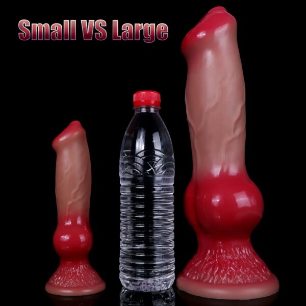 Silicone Animal Dog Dildo Realistic Thrust XS-XL Vaginal Anal Plug Adults Sex Toys For Women Men Masturbators Fake Penis Big