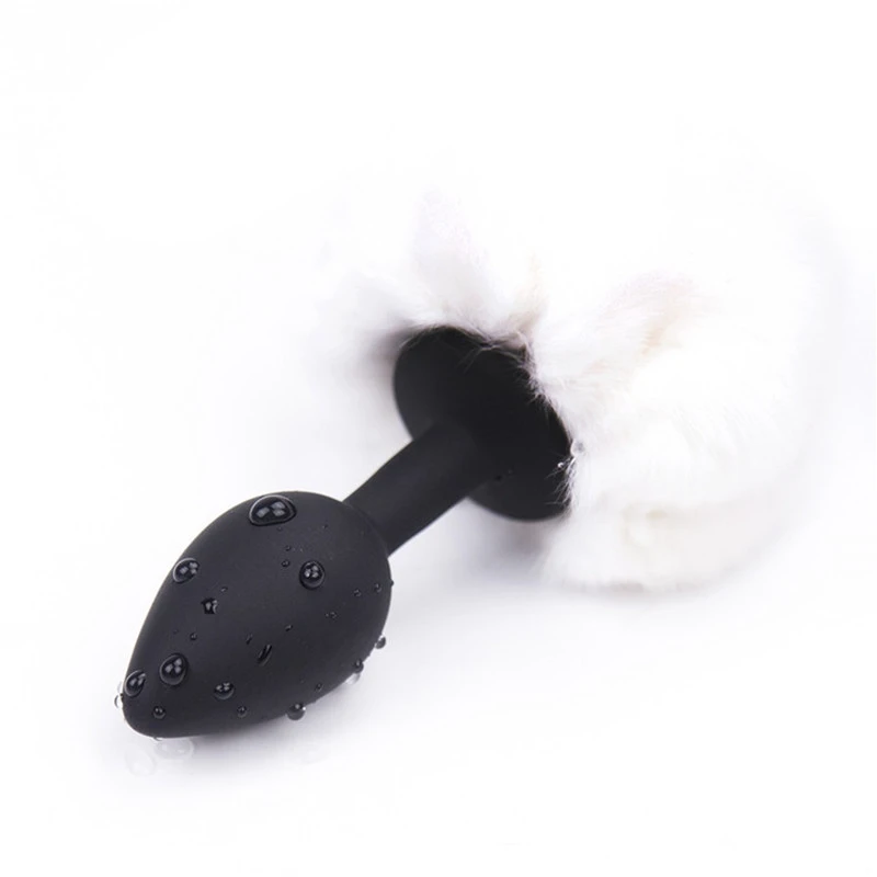 Silicone Anal Plug Rabbit Tail Butt Plug Cosplay Games Flirt for Gift BDSM Erotic Anus Toys Sex Toys for Female Male Couples Gay