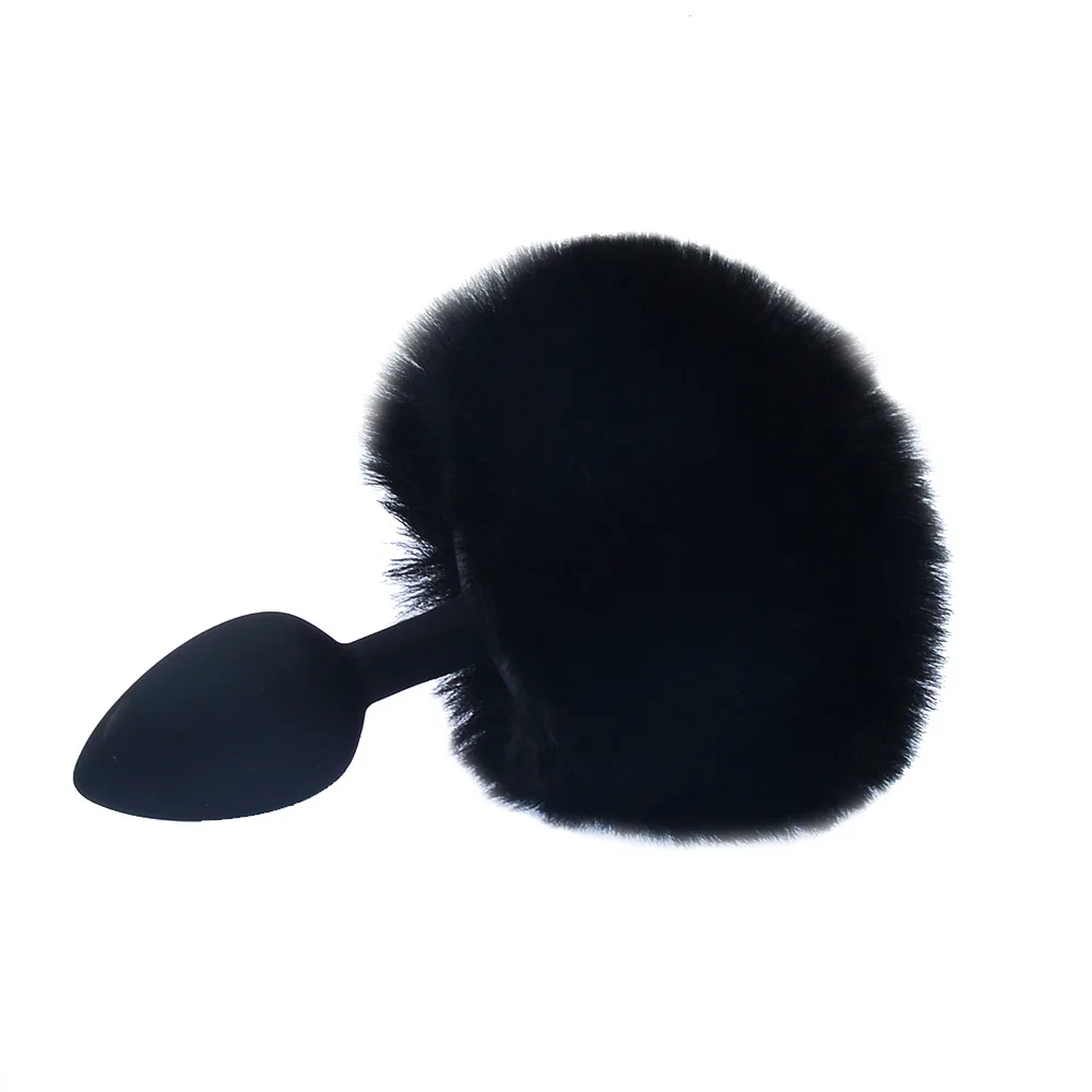 Silicone Anal Plug Rabbit Tail Butt Plug Cosplay Games Flirt for Gift BDSM Erotic Anus Toys Sex Toys for Female Male Couples Gay