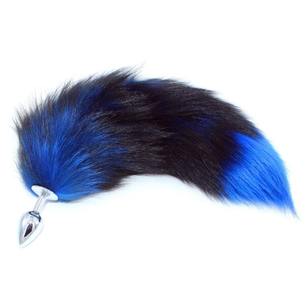 fox tails anal plug metal anal sex toys butt plug sex games role play cosplay toys drop shipping