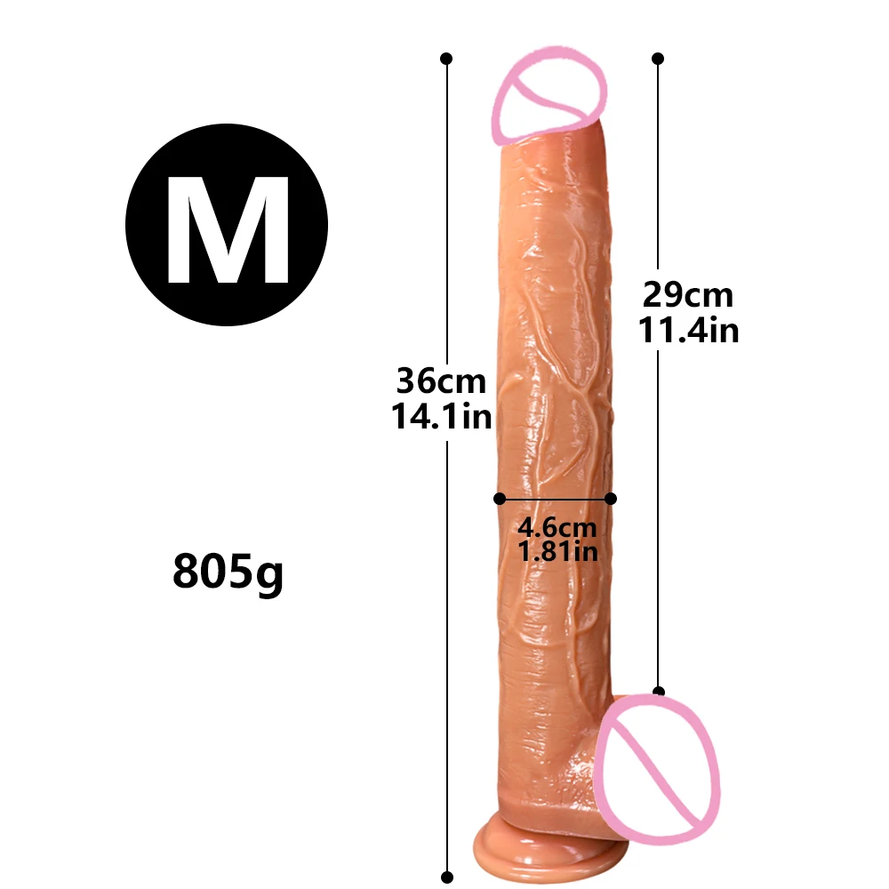 Super Long Penis Dildo Anal Sex Toys For Men Women Masturbator Huge Phallus Skin Feeling Realistic Soft Dildo With Suction Cup
