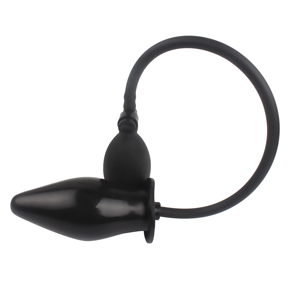 Large Dildo Pump Silicone Butt Plug Inflatable Anal Plug Expandable Butt Dilator Sex Shop Adult Sex Toys for Women Man