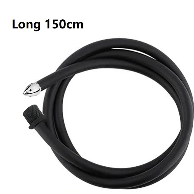 25 to 200cm Douche Silicone Enema Syringe Anal Shower Cleaning Head Set Anal Beads Butt Plug Nozzle Tip Faucet Attachment Gay 25 to 200cm Douche Silicone Enema Syringe Anal Shower Cleaning Head Set Anal Beads Butt Plug Nozzle Tip Faucet Attachment Gay