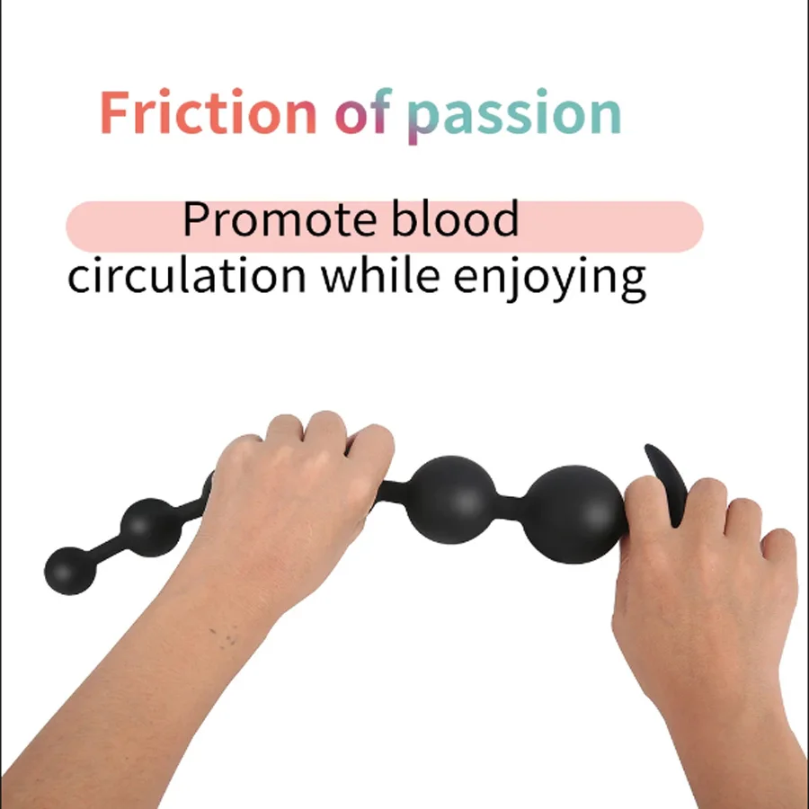 Silicone Anal Beads Soft Anal Plug Dildo Pull Bead Anus Toys Big Ball Silicone G-spot Stimulating Butt Plug Adult Games Sex Toys Silicone Anal Beads Soft Anal Plug Dildo Pull Bead Anus Toys Big Ball Silicone G-spot Stimulating Butt Plug Adult Games Sex Toys