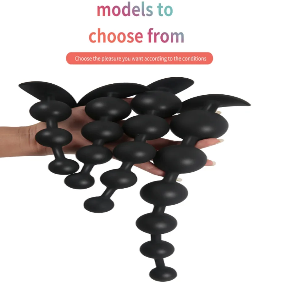 Silicone Anal Beads Soft Anal Plug Dildo Pull Bead Anus Toys Big Ball Silicone G-spot Stimulating Butt Plug Adult Games Sex Toys Silicone Anal Beads Soft Anal Plug Dildo Pull Bead Anus Toys Big Ball Silicone G-spot Stimulating Butt Plug Adult Games Sex Toys