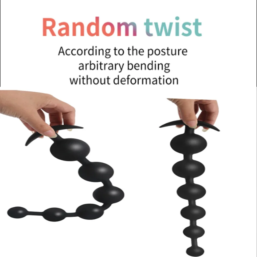 Silicone Anal Beads Soft Anal Plug Dildo Pull Bead Anus Toys Big Ball Silicone G-spot Stimulating Butt Plug Adult Games Sex Toys Silicone Anal Beads Soft Anal Plug Dildo Pull Bead Anus Toys Big Ball Silicone G-spot Stimulating Butt Plug Adult Games Sex Toys