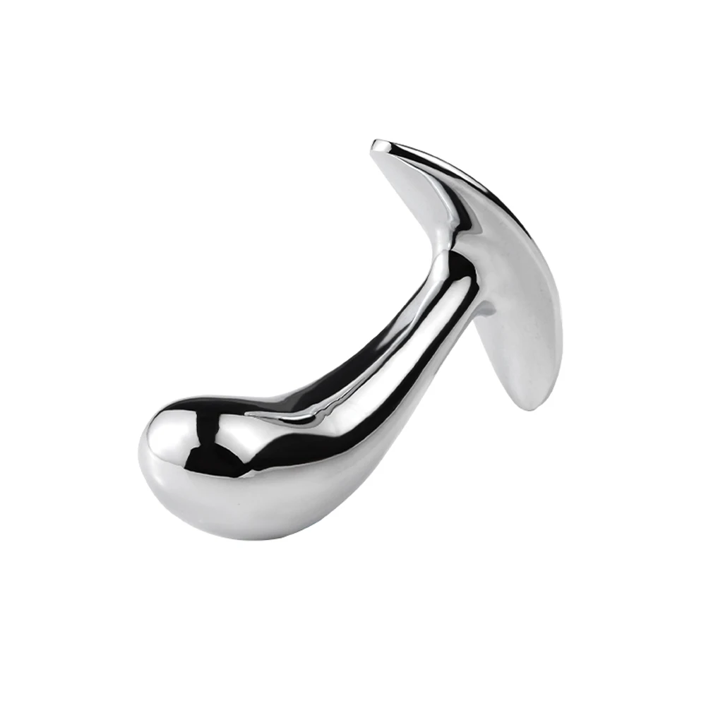 1Pcs, Metal thumb anal plug three sizes, jewel base design outdoor anal plug, outdoor dildos, adult sex toys