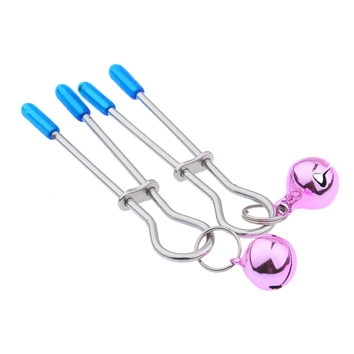 4Pcs/Set Fox Tail Butt Plugs Women Anal Sex Toys Nipple Clamps Necklace Plush Cat Ear Headband Set Sex Toys for Couples Cosplay