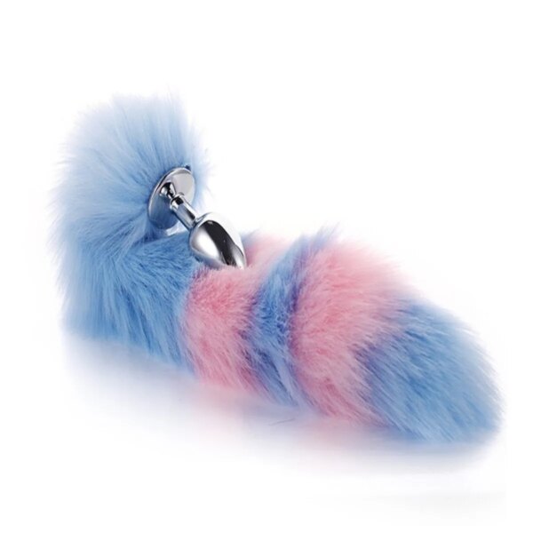 4pcs set fox tail butt plugs women anal sex toys nipple clamps necklace plush cat ear headband set sex toys for couples cosplay