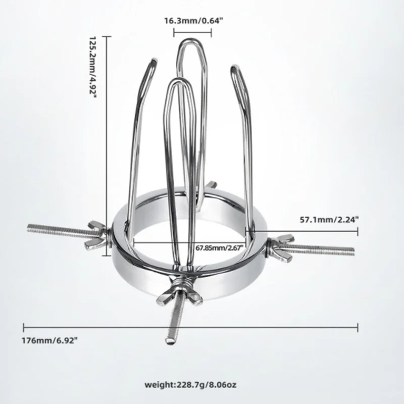 New Adjustable Huge Anal Speculum Expander Anal Plug Extender Vaginal Anus Dilator Big Butt Plug Sex Toys For Women/Men /Couples