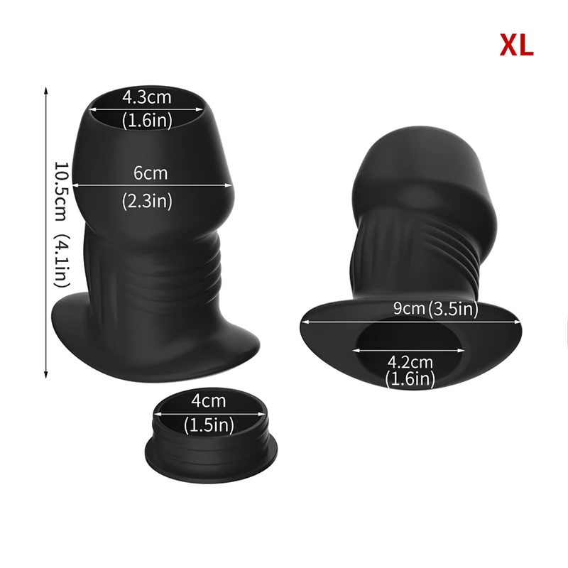 Hollow Anal Plug Butt Plug Anal Dilator Anus Tunnel Expansion Prostate Massager Sex toys Vagina Anal Enema Intimate Goods BDSM