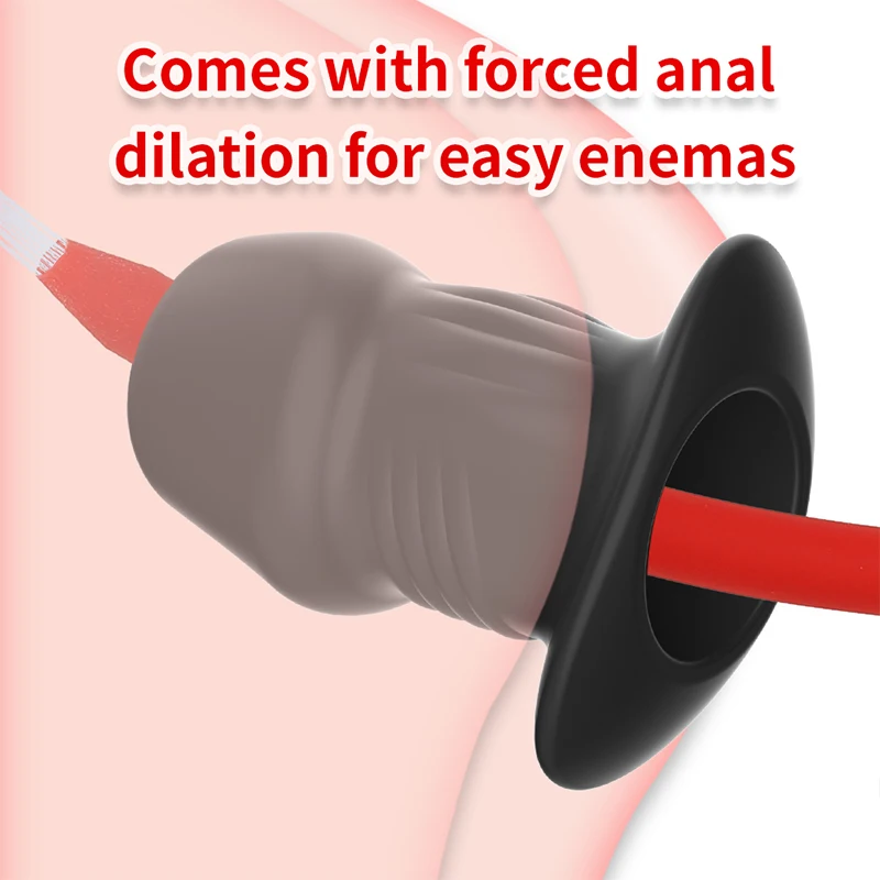 Hollow Anal Plug Butt Plug Anal Dilator Anus Tunnel Expansion Prostate Massager Sex toys Vagina Anal Enema Intimate Goods BDSM