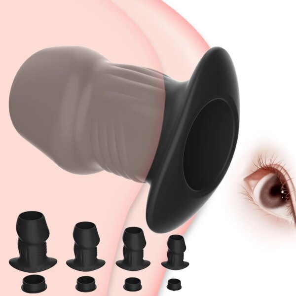 Hollow Anal Plug Butt Plug Anal Dilator Anus Tunnel Expansion Prostate Massager Sex toys Vagina Anal Enema Intimate Goods BDSM