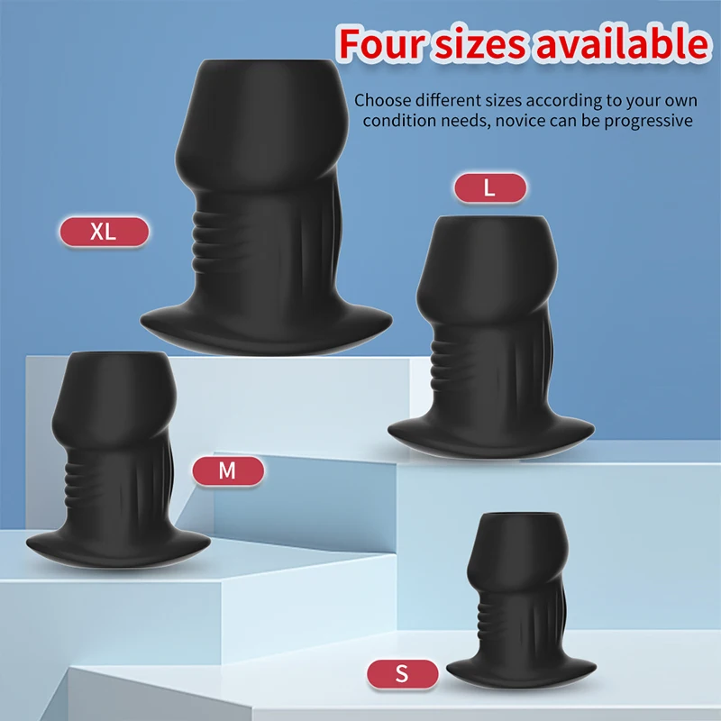 Hollow Anal Plug Butt Plug Anal Dilator Anus Tunnel Expansion Prostate Massager Sex toys Vagina Anal Enema Intimate Goods BDSM