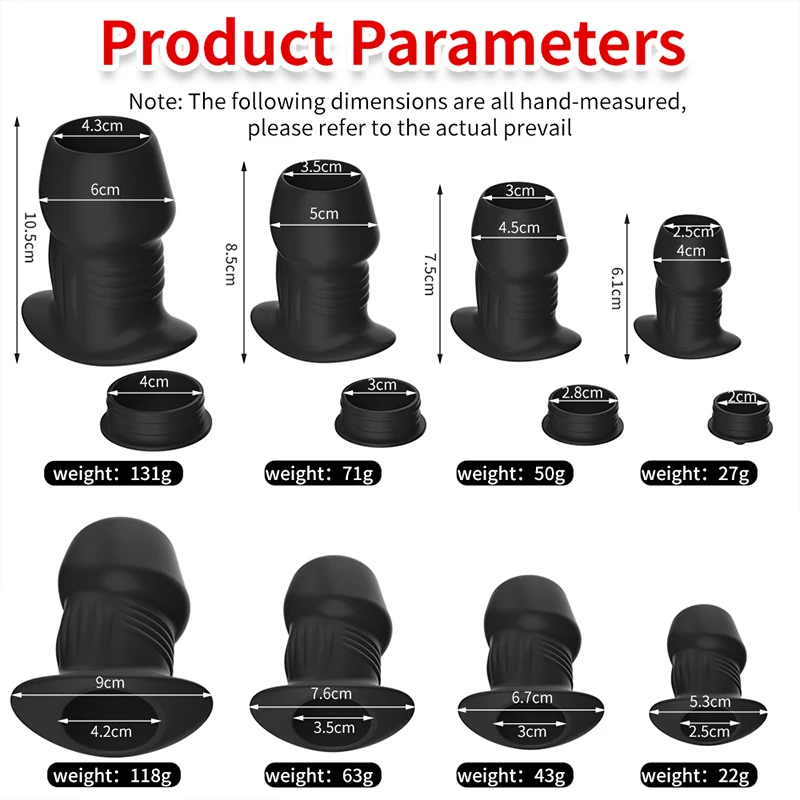 Hollow Anal Plug Butt Plug Anal Dilator Anus Tunnel Expansion Prostate Massager Sex toys Vagina Anal Enema Intimate Goods BDSM