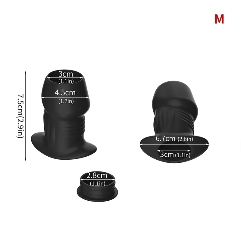 Hollow Anal Plug Butt Plug Anal Dilator Anus Tunnel Expansion Prostate Massager Sex toys Vagina Anal Enema Intimate Goods BDSM
