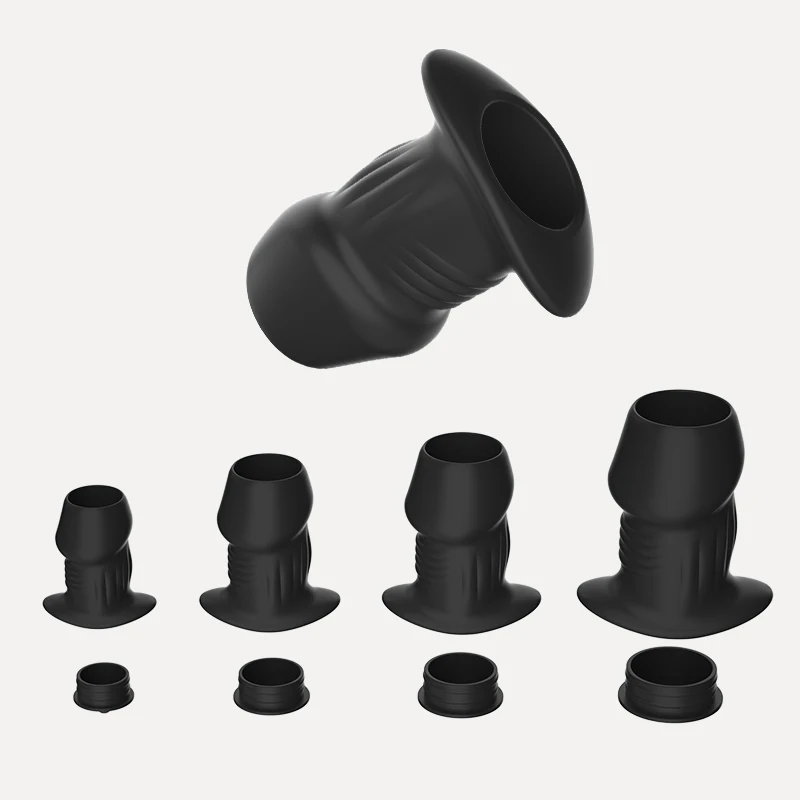 Hollow Anal Plug Butt Plug Anal Dilator Anus Tunnel Expansion Prostate Massager Sex toys Vagina Anal Enema Intimate Goods BDSM