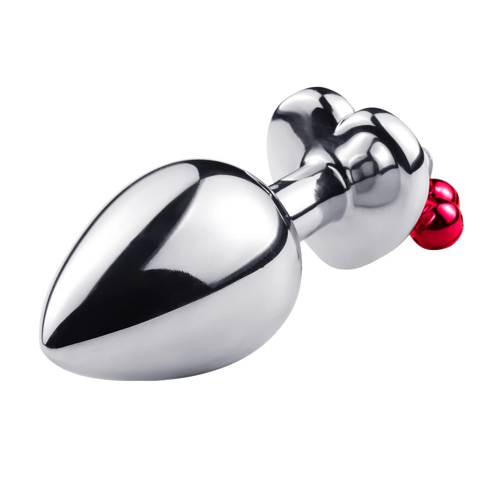 Traction Chain Bell Anal Plug Metal Anal Beads Crystal Anus Expander Erotic Beads Butt Plug Sex Toys for Women Gay Bdsm Slave