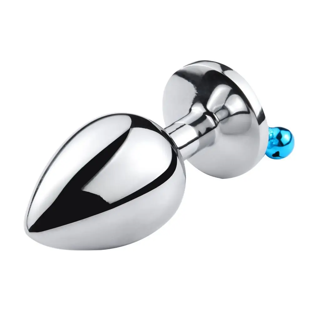 Traction Chain Bell Anal Plug Metal Anal Beads Crystal Anus Expander Erotic Beads Butt Plug Sex Toys for Women Gay Bdsm Slave