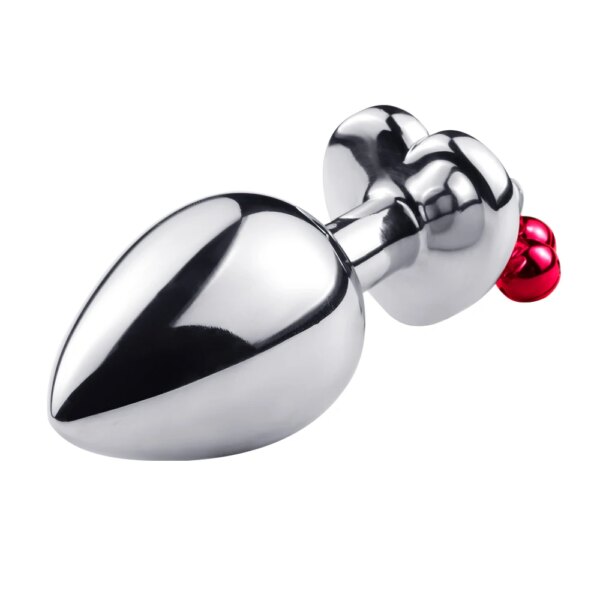 Traction Chain Bell Anal Plug Metal Anal Beads Crystal Anus Expander Erotic Beads Butt Plug Sex Toys for Women Gay Bdsm Slave