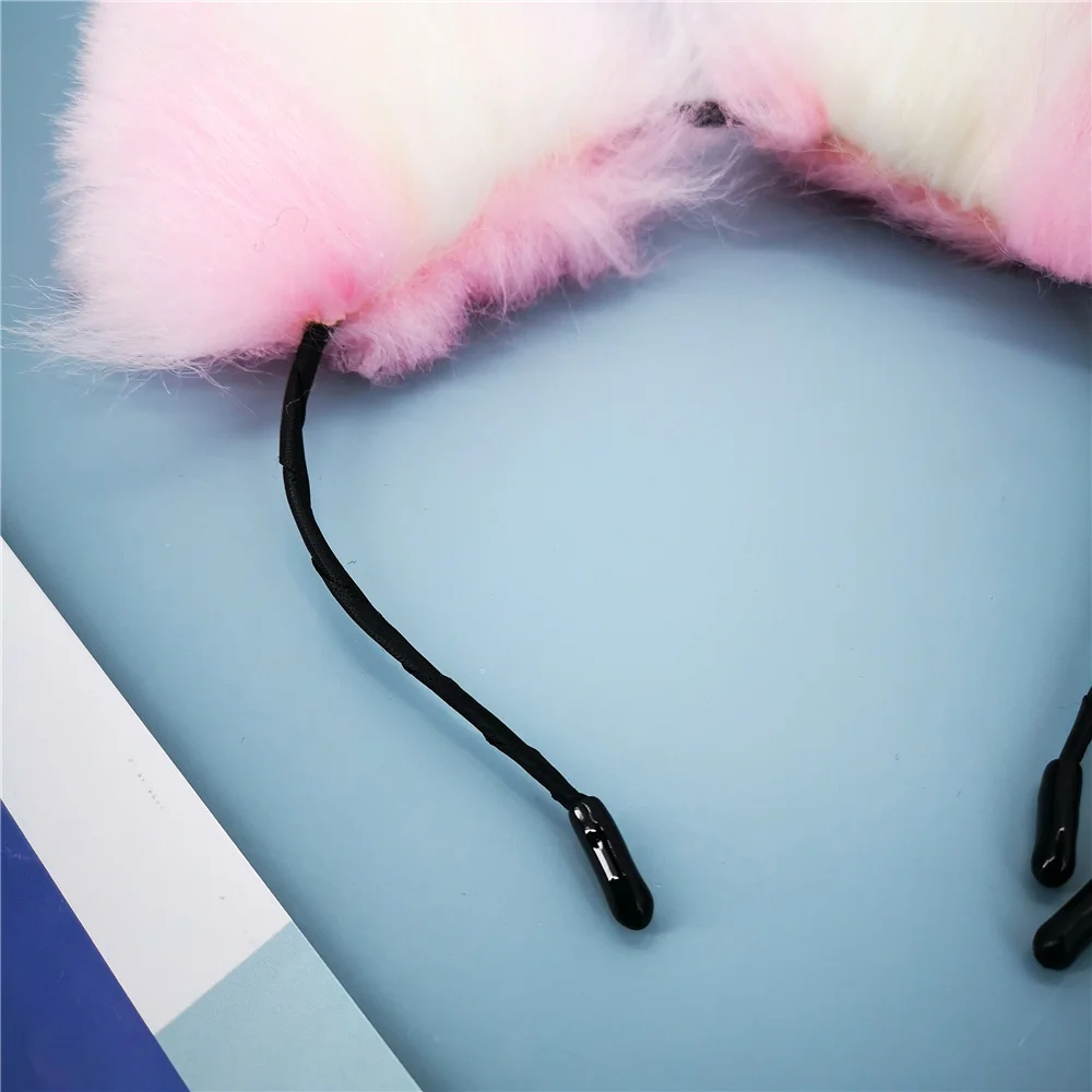 40cm Fox Tail Anal Plug Sexy Plush Cat Ears Headbands Set Butt Plug Tail Erotic Cosplay Sex Toys for Women Anal Masturbating