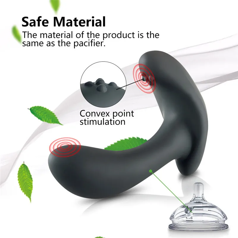 Anal Vibrator Inflatable Butt Plug Remote Prostate Massager Automatic Inflation Vibrating Male Female Prostate Stimulator