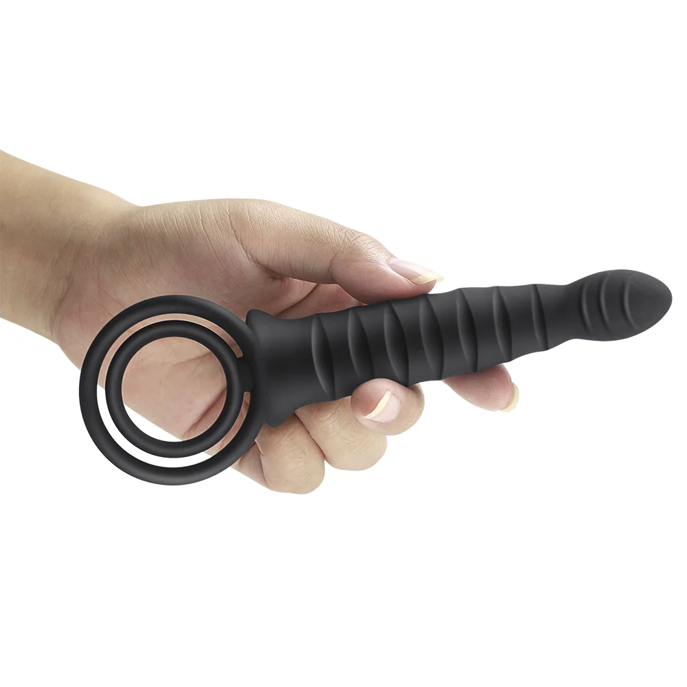 10 Frequency Double Penetration Anal Plug Dildo Butt Plug Vibrator For Men Strap On Penis Vagina Plug Adult Sex Toys For Couples