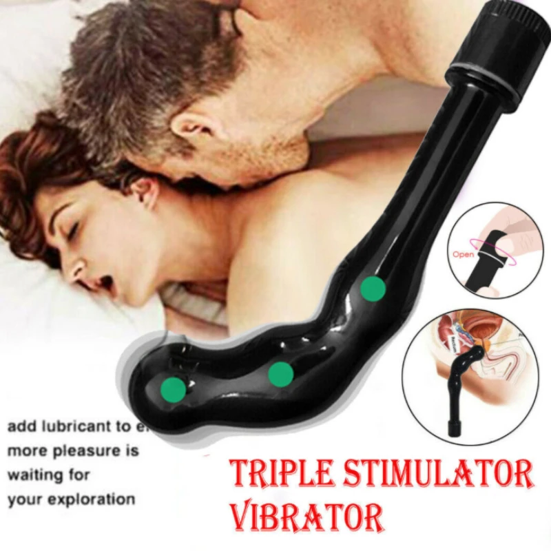 Male Prostate Massager Anal Butt Plug Vibrators for Men Gay Buttplug Stimulator Masturbator G-Spot Dildo Vibrator for Women