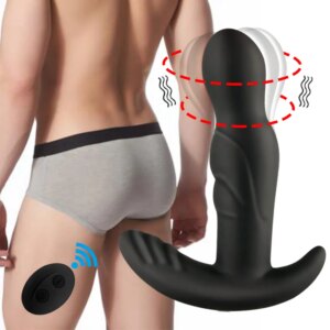 360 Degree Prostate Massager Rotating Anal Vibrator Male Masturbator Butt Plug Vibrators Sex Toys For Men Prostate Stimulator