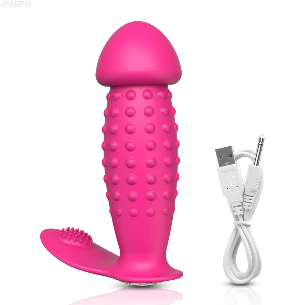 Anal Vibrator for Men Prostate Massager Remote Control Dildo Butt Plug Vibrating Adult Sex Toys for Women Male Couples