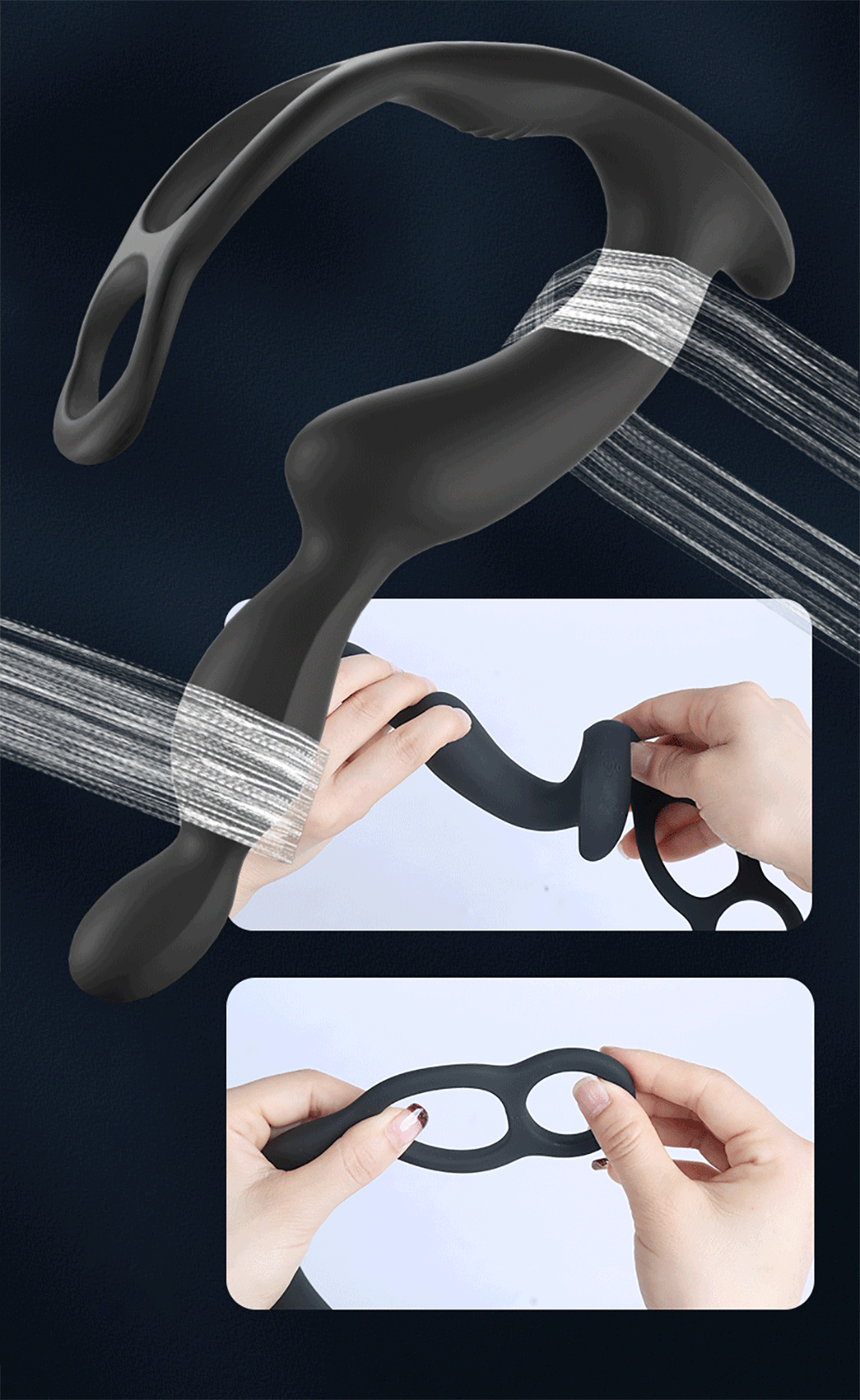 Male Prostate Massage Remote Anal Vibrator Delay Ejaculation Ring Wearing anal plug G-spot Stimulate Anus Plug Butt Sex Toys Male Prostate Massage Remote Anal Vibrator Delay Ejaculation Ring Wearing anal plug G-spot Stimulate Anus Plug Butt Sex Toys