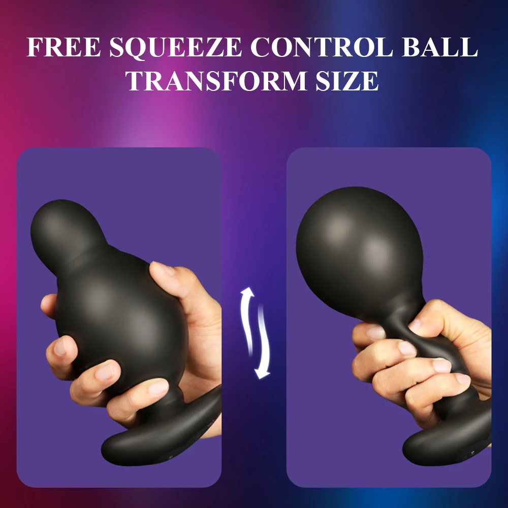 Huge Inflatable Anal Expansion Beads Dildo Vibrating Butt Plug Sex Toys Wireless Remote Control Male Prostate Massager Vibrator Huge Inflatable Anal Expansion Beads Dildo Vibrating Butt Plug Sex Toys Wireless Remote Control Male Prostate Massager Vibrator