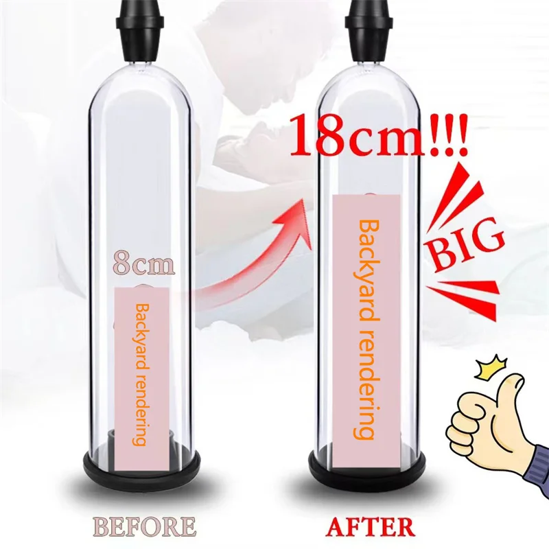 Penis Pump Vacuum Pump for Penis Enlargement Male Enhancement Erection Dick Cock Pump Masturbator Penis Trainer Adult Sex Toys