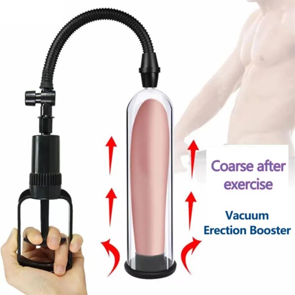 Penis Pump Vacuum Pump for Penis Enlargement Male Enhancement Erection Dick Cock Pump Masturbator Penis Trainer Adult Sex Toys