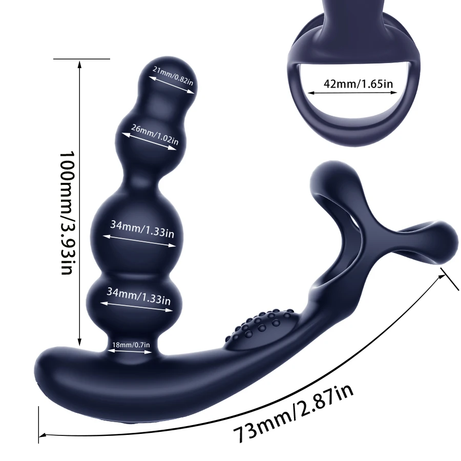 Male Prostate Massager Vibrator 360 Rotate Anal Plugs Masturbator Dual Motor Cock Ring Penis Stimulator Remote Control Sex Toys Male Prostate Massager Vibrator 360 Rotate Anal Plugs Masturbator Dual Motor Cock Ring Penis Stimulator Remote Control Sex Toys
