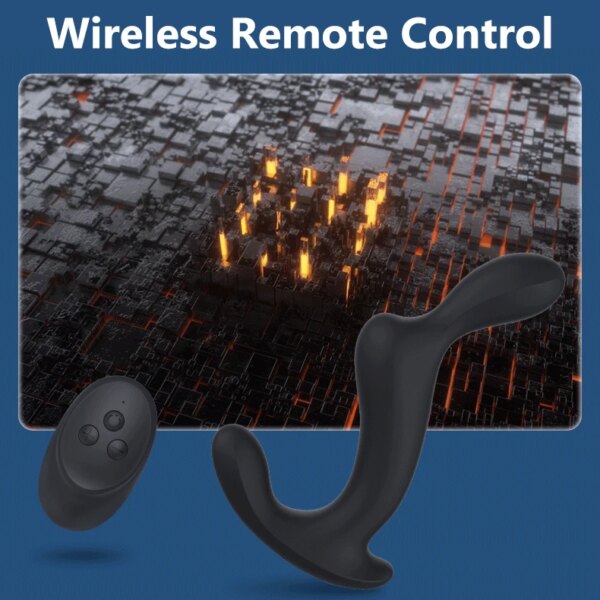 Male Prostate Massage Remote Anal Vibrator Delay Ejaculation Ring Wearing anal plug G-spot Stimulate Anus Plug Butt Sex Toys