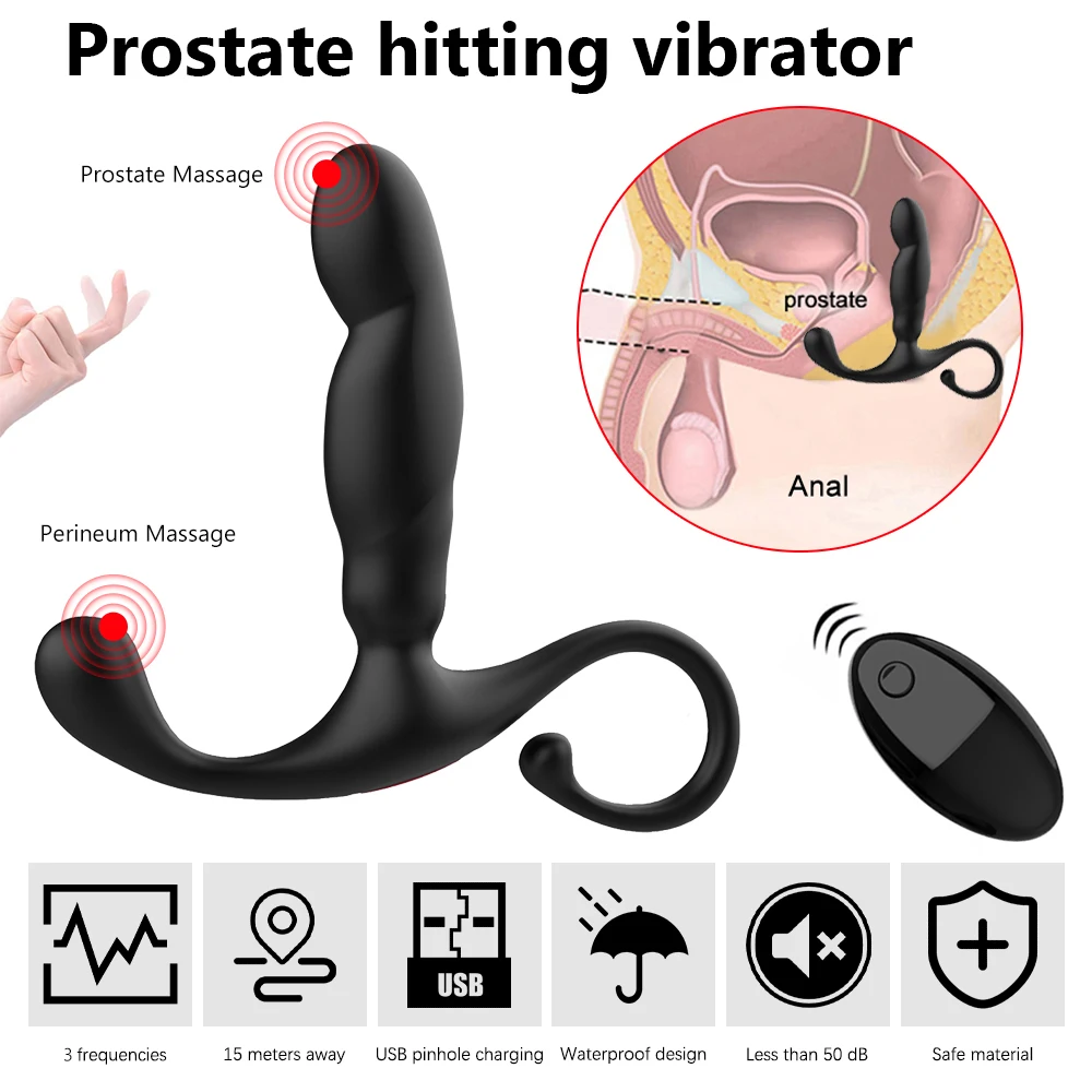 Sex Toys Anal Vibrators Finger Prostate Massage Butt Plug Prostate Stimulator Anus Male Masturbator Plug Sex Toys For Men Gays Sex Toys Anal Vibrators Finger Prostate Massage Butt Plug Prostate Stimulator Anus Male Masturbator Plug Sex Toys For Men Gays