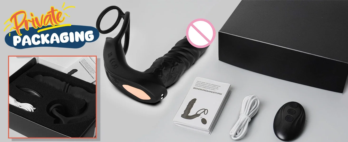 APP Control Men Prostate Massage with Dual Silicone Cock Ring Anal Plug Dildo Shaped Vibrators Adult Anal Sex Toy for Gay Couple APP Control Men Prostate Massage with Dual Silicone Cock Ring Anal Plug Dildo Shaped Vibrators Adult Anal Sex Toy for Gay Couple